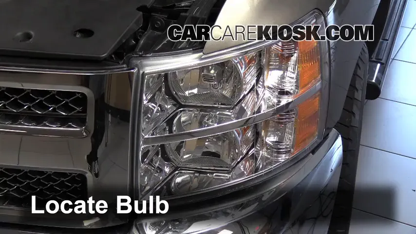 2013 Chevrolet Silverado 1500 LT 5.3L V8 FlexFuel Crew Cab Pickup Lights Turn Signal - Front (replace bulb)
